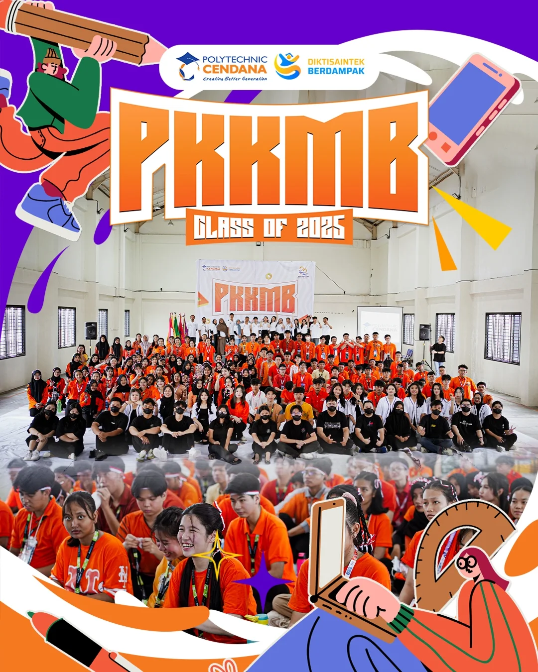 Politeknik Cendana Gelar PKKMB 2025: Sambut Mahasiswa Baru Angkatan 2025 dengan Semangat Kebersamaan